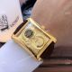 2019 Copy Piaget Black Tie Dragon watches Gold Case Brown Strap (2)_th.jpg